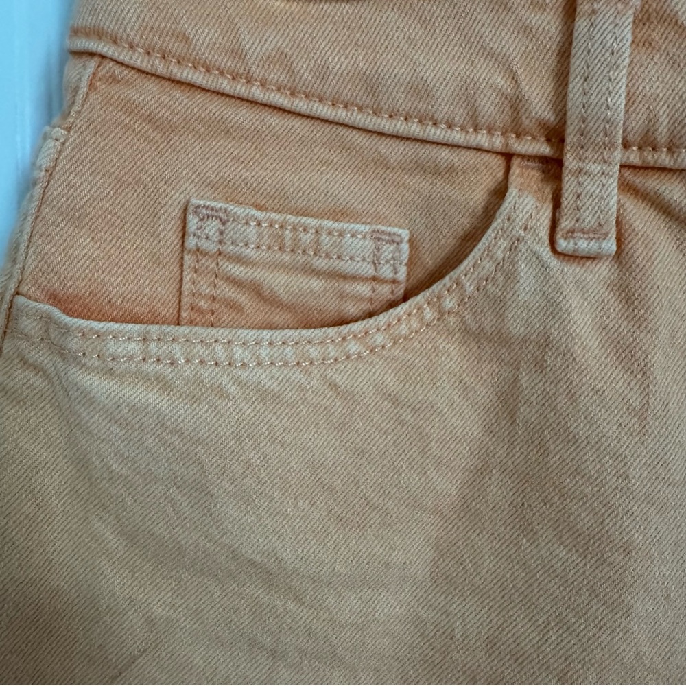 Universal Thread Orange Vintage Midi Jean Shorts, 4 - Picture 4 of 13